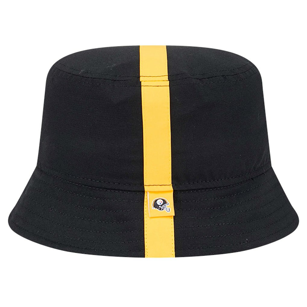 Pittsburgh Steelers New Era Helmet Bucket Hat Black | NFL