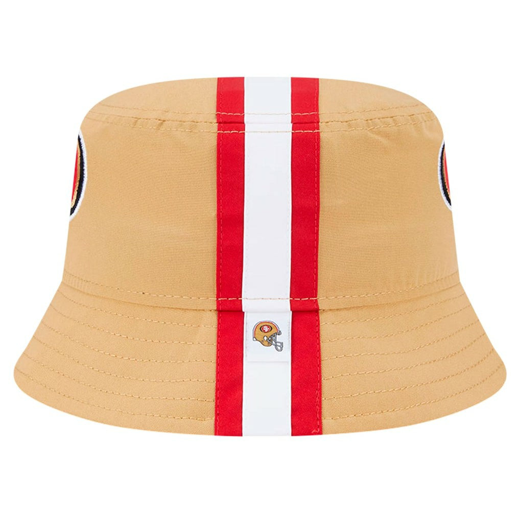San Francisco 49ers New Era Helmet Bucket Hat Gold | NFL