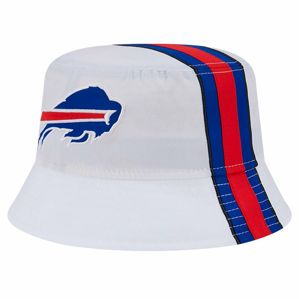 Buffalo Bills New Era Helmet Bucket Hat White | NFL