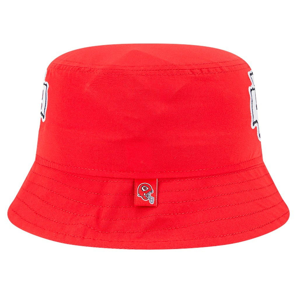 Kansas City Chiefs New Era Helmet Bucket Hat Red | NFL