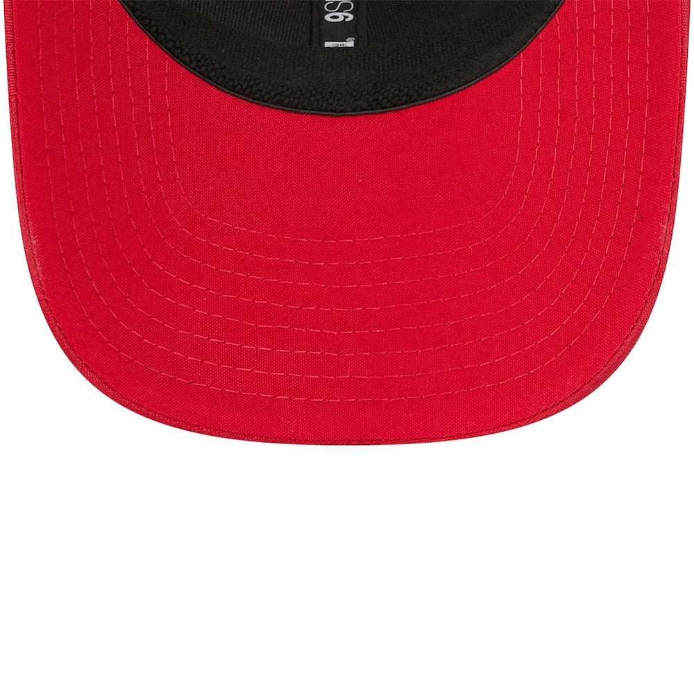 San Francisco 49ers New Era Adventure Camo Trucker 9SEVENTY Stretch-Snap Adjustable Hat Scarlet | NFL