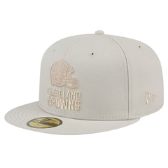 Cleveland Browns New Era Color Pack 59FIFTY Fitted Hat Stone | NFL