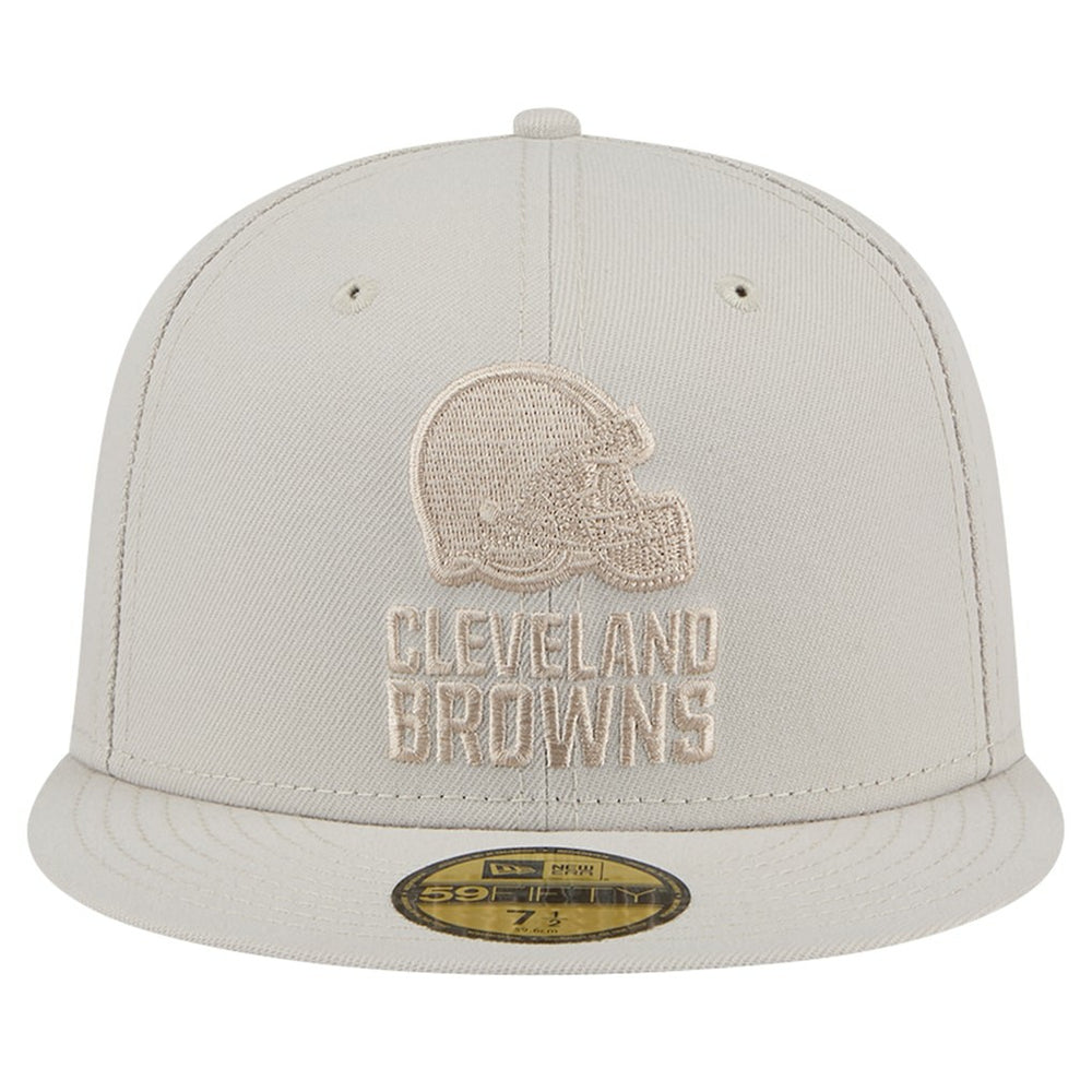 Cleveland Browns New Era Color Pack 59FIFTY Fitted Hat Stone | NFL