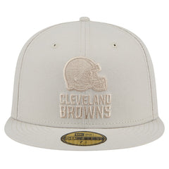 Cleveland Browns New Era Color Pack 59FIFTY Fitted Hat Stone | NFL
