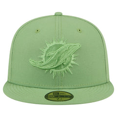 Miami Dolphins New Era Color Pack 59FIFTY Fitted Hat Green | NFL