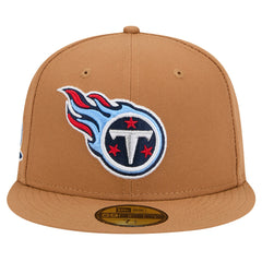 Tennessee Titans New Era Color Pack 59FIFTY Fitted Hat with Side Patch Tan | NFL