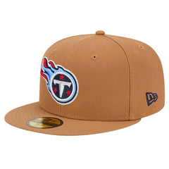 Tennessee Titans New Era Color Pack 59FIFTY Fitted Hat with Side Patch Tan | NFL