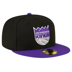 Sacramento Kings 2-Tone 59FIFTY Fitted Hat Black/Purple - NBA