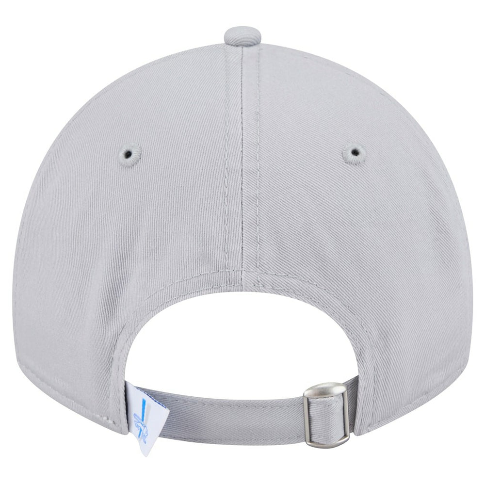 Detroit Lions New Era Women's Throwback Main Core Classic 2.0 9TWENTY Adjustable Hat Silver | NFL