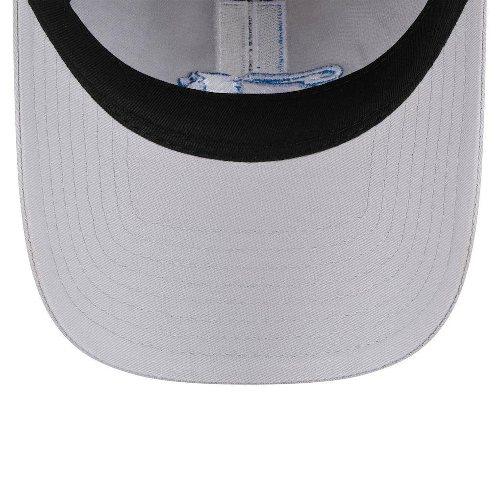 Detroit Lions New Era Women's Throwback Main Core Classic 2.0 9TWENTY Adjustable Hat Silver | NFL