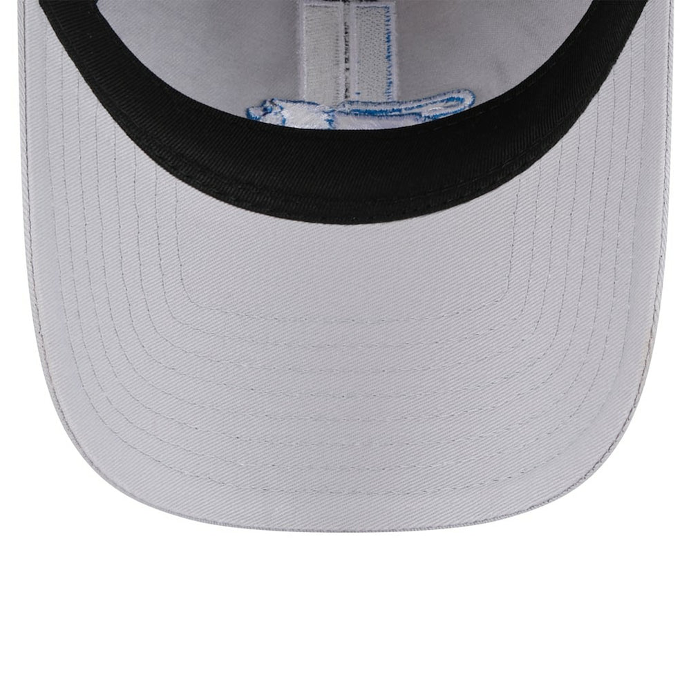 Detroit Lions New Era Women's Throwback Main Core Classic 2.0 9TWENTY Adjustable Hat Silver | NFL