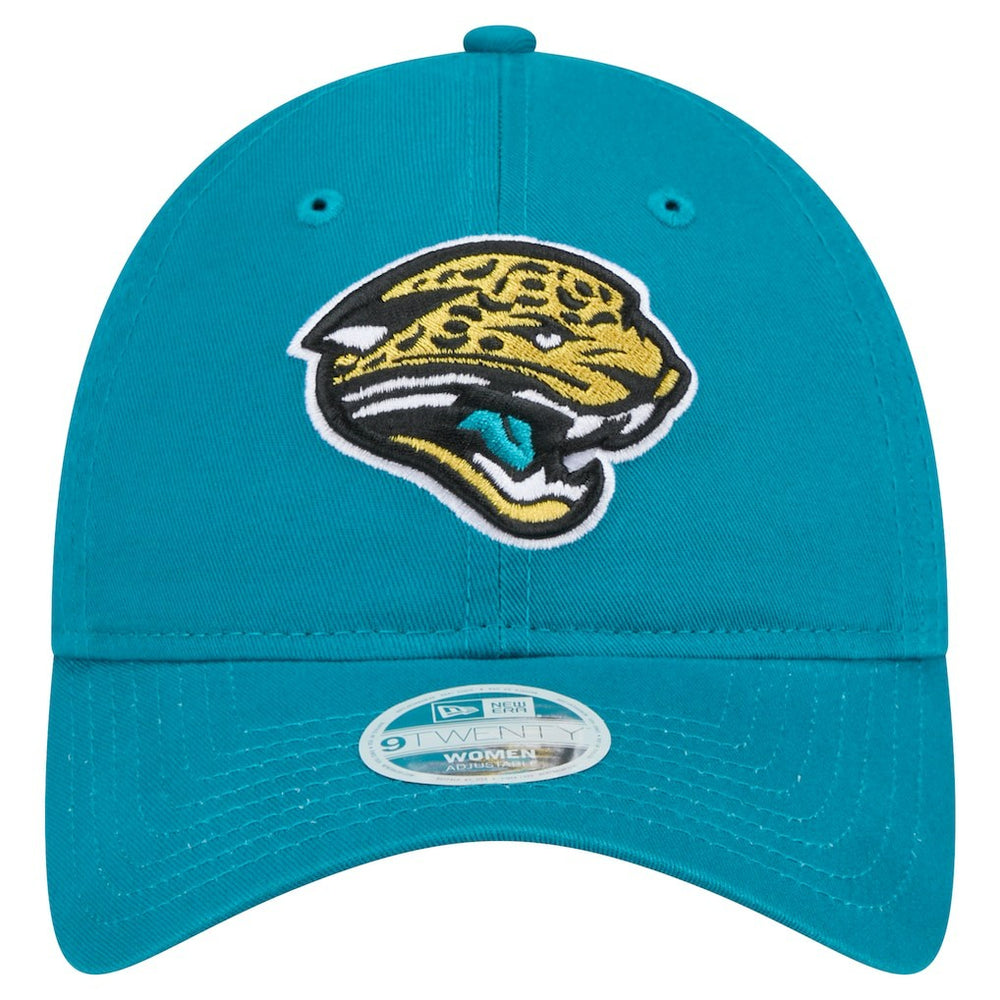 Jacksonville Jaguars New Era Women's Throwback Main Core Classic 2.0 9TWENTY Adjustable Hat Teal | NFL
