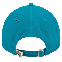 Jacksonville Jaguars New Era Women's Throwback Main Core Classic 2.0 9TWENTY Adjustable Hat Teal | NFL
