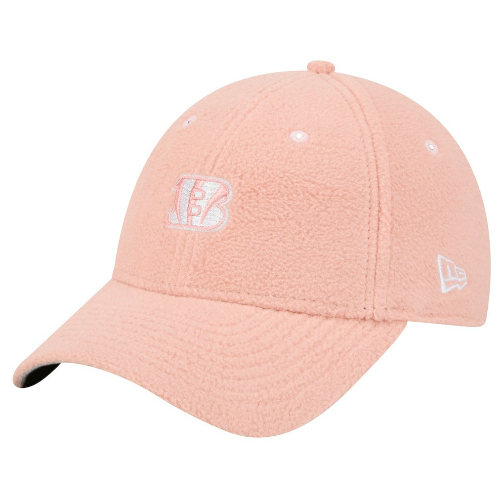 Cincinnati Bengals New Era Women's Cozy Sherpa 9FORTY Adjustable Hat Light Pink | NFL