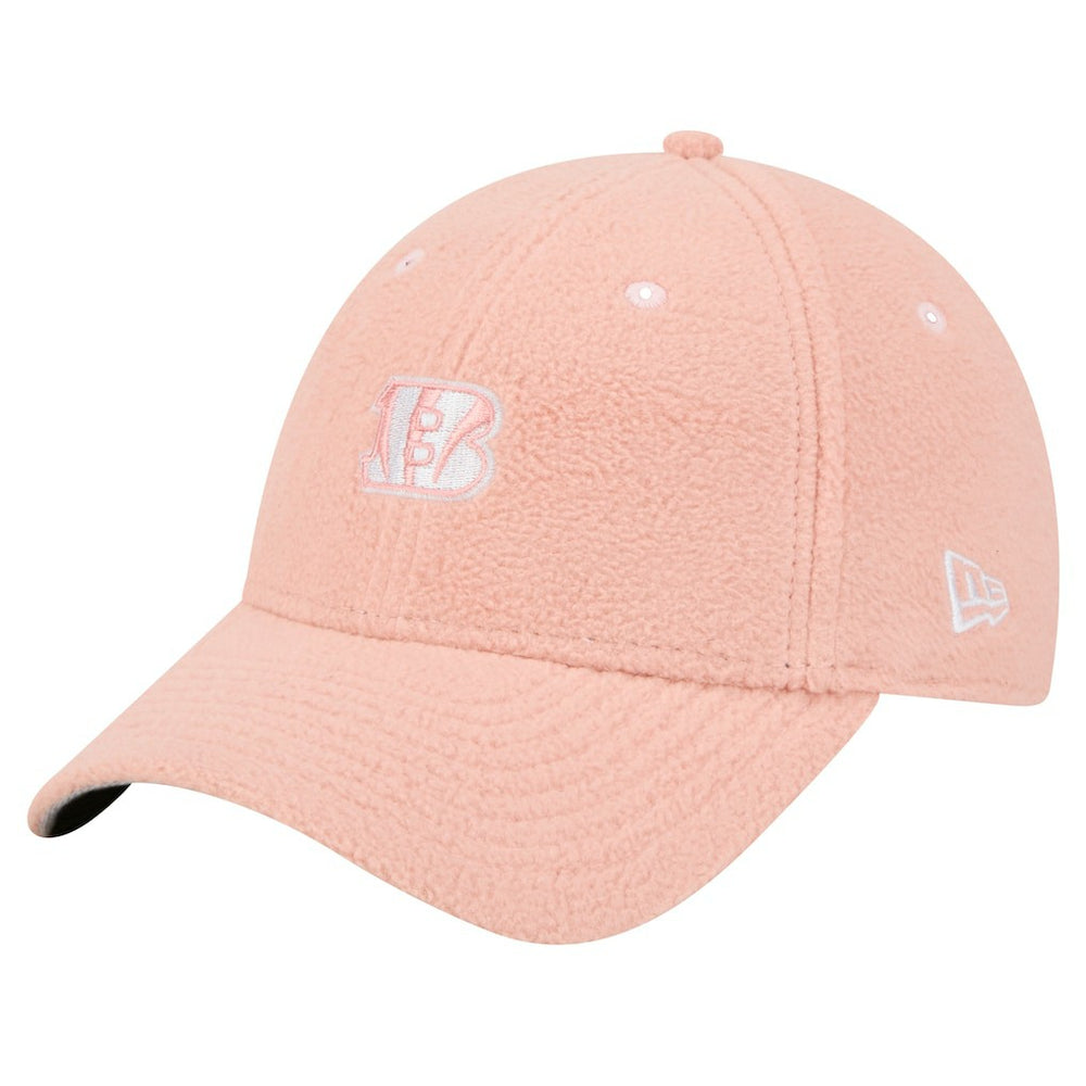 Cincinnati Bengals New Era Women's Cozy Sherpa 9FORTY Adjustable Hat Light Pink | NFL