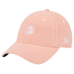 Cincinnati Bengals New Era Women's Cozy Sherpa 9FORTY Adjustable Hat Light Pink | NFL