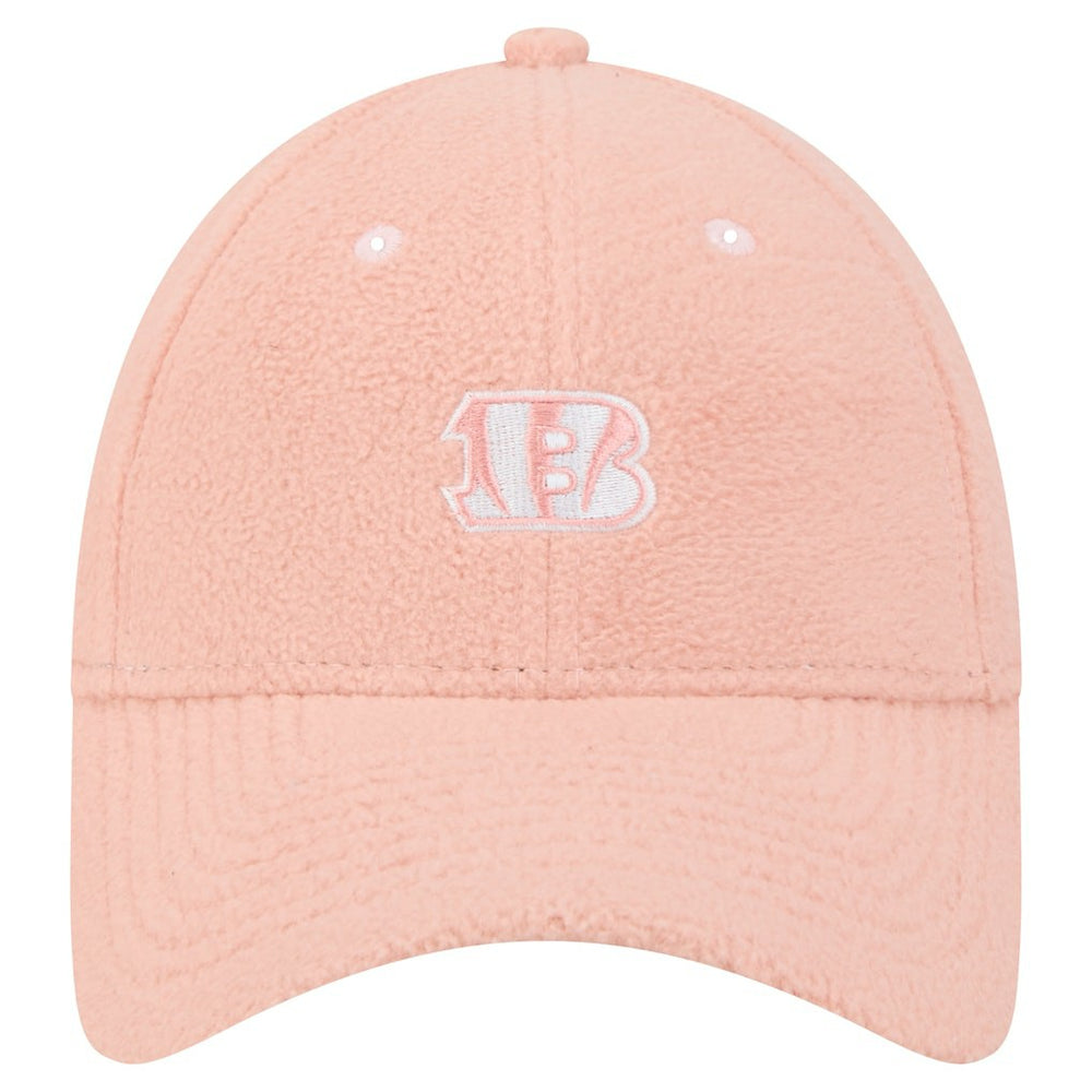 Cincinnati Bengals New Era Women's Cozy Sherpa 9FORTY Adjustable Hat Light Pink | NFL