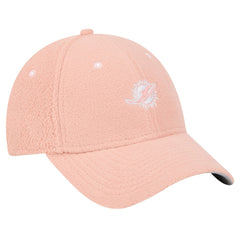 Miami Dolphins New Era Women's Cozy Sherpa 9FORTY Adjustable Hat Light Pink | NFL