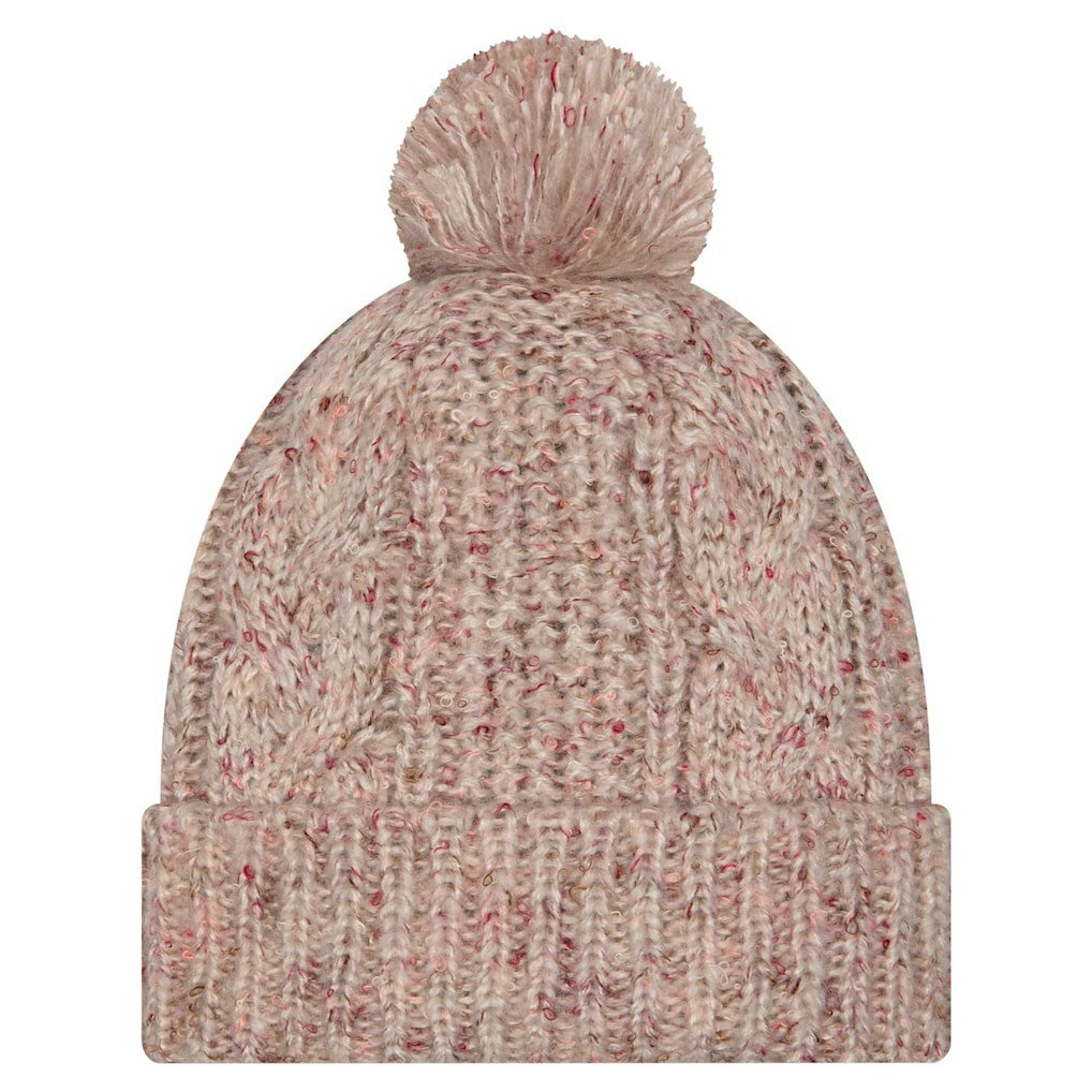 Jacksonville Jaguars New Era Women's Trendy Tone Cuffed Knit Hat with Pom Stone | NFL