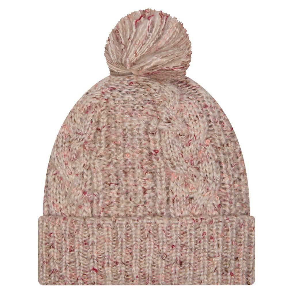 Miami Dolphins New Era Women's Trendy Tone Cuffed Knit Hat with Pom Stone | NFL