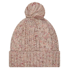 Miami Dolphins New Era Women's Trendy Tone Cuffed Knit Hat with Pom Stone | NFL
