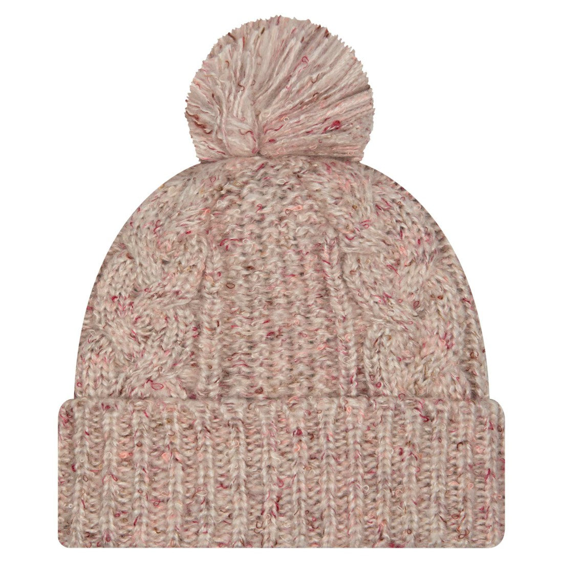 New York Jets New Era Women's Trendy Tone Cuffed Knit Hat with Pom Stone | NFL