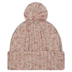 New York Jets New Era Women's Trendy Tone Cuffed Knit Hat with Pom Stone | NFL