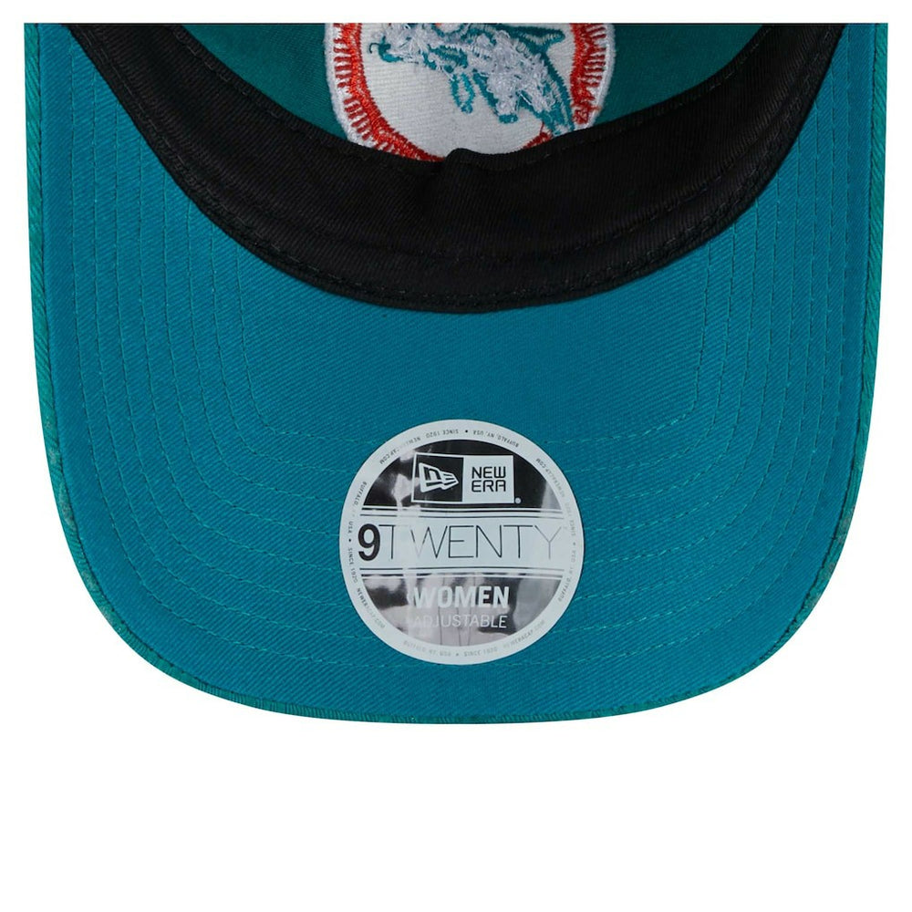 Miami Dolphins New Era Women's Throwback Flair 9TWENTY Adjustable Hat Aqua | NFL