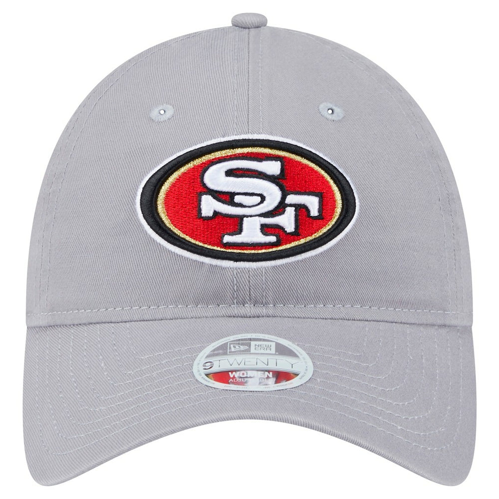 San Francisco 49ers New Era Women's Main 9TWENTY Adjustable Hat Gray | NFL