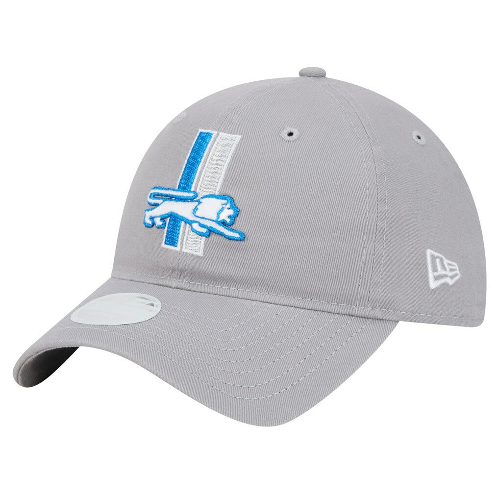 Detroit Lions New Era Women's Main 9TWENTY Adjustable Hat Gray | NFL