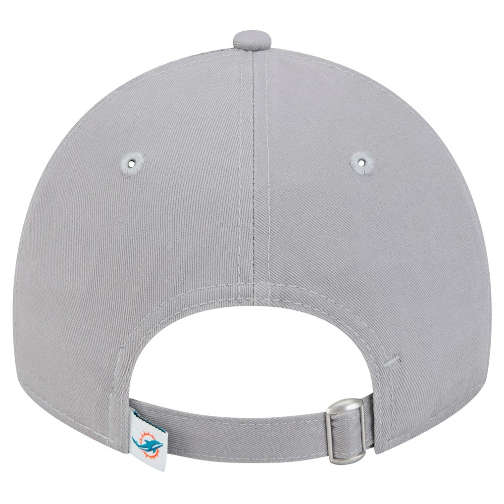 Miami Dolphins New Era Women's Main 9TWENTY Adjustable Hat Gray | NFL