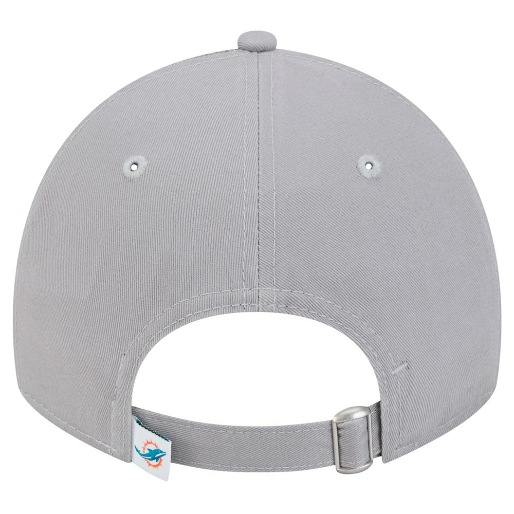 Miami Dolphins New Era Women's Main 9TWENTY Adjustable Hat Gray | NFL