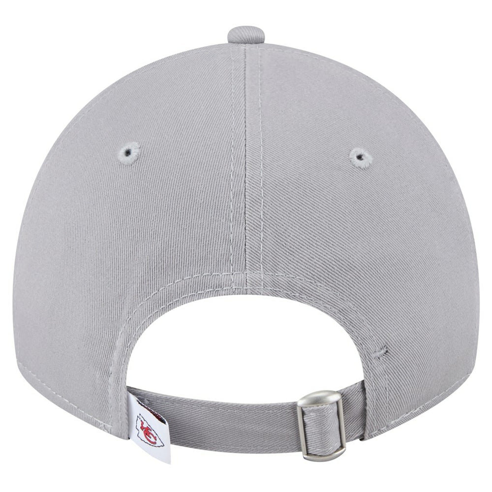 Kansas City Chiefs New Era Women's Main 9TWENTY Adjustable Hat Gray | NFL