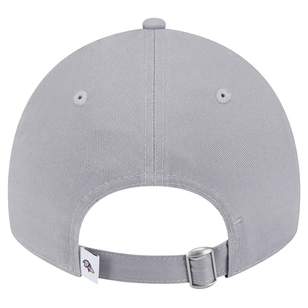 Baltimore Ravens New Era Women's Main 9TWENTY Adjustable Hat Gray | NFL