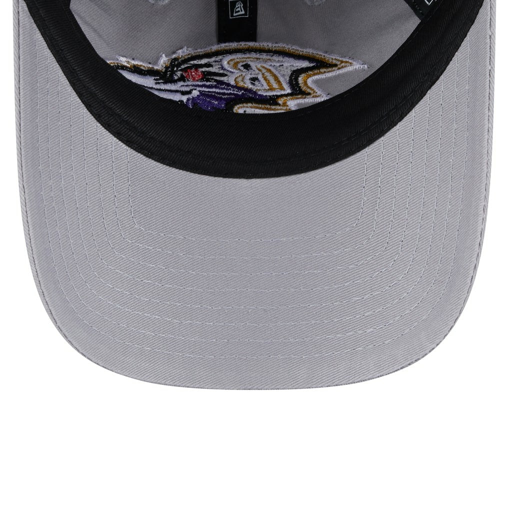 Baltimore Ravens New Era Women's Main 9TWENTY Adjustable Hat Gray | NFL