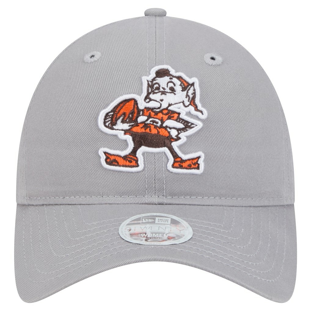 Cleveland Browns New Era Women's Main 9TWENTY Adjustable Hat Gray | NFL