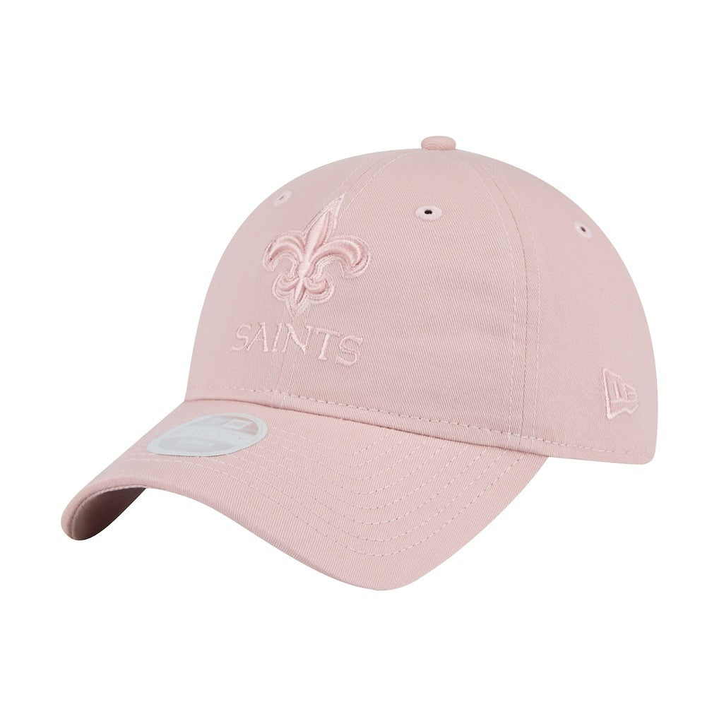 New Orleans Saints New Era Women's Main 9TWENTY Adjustable Hat Main 9TWENTY Adjustable Hat Light Pink | NFL