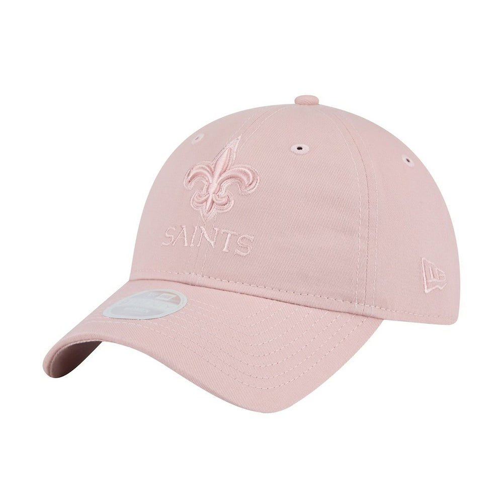New Orleans Saints New Era Women's Main 9TWENTY Adjustable Hat Main 9TWENTY Adjustable Hat Light Pink | NFL