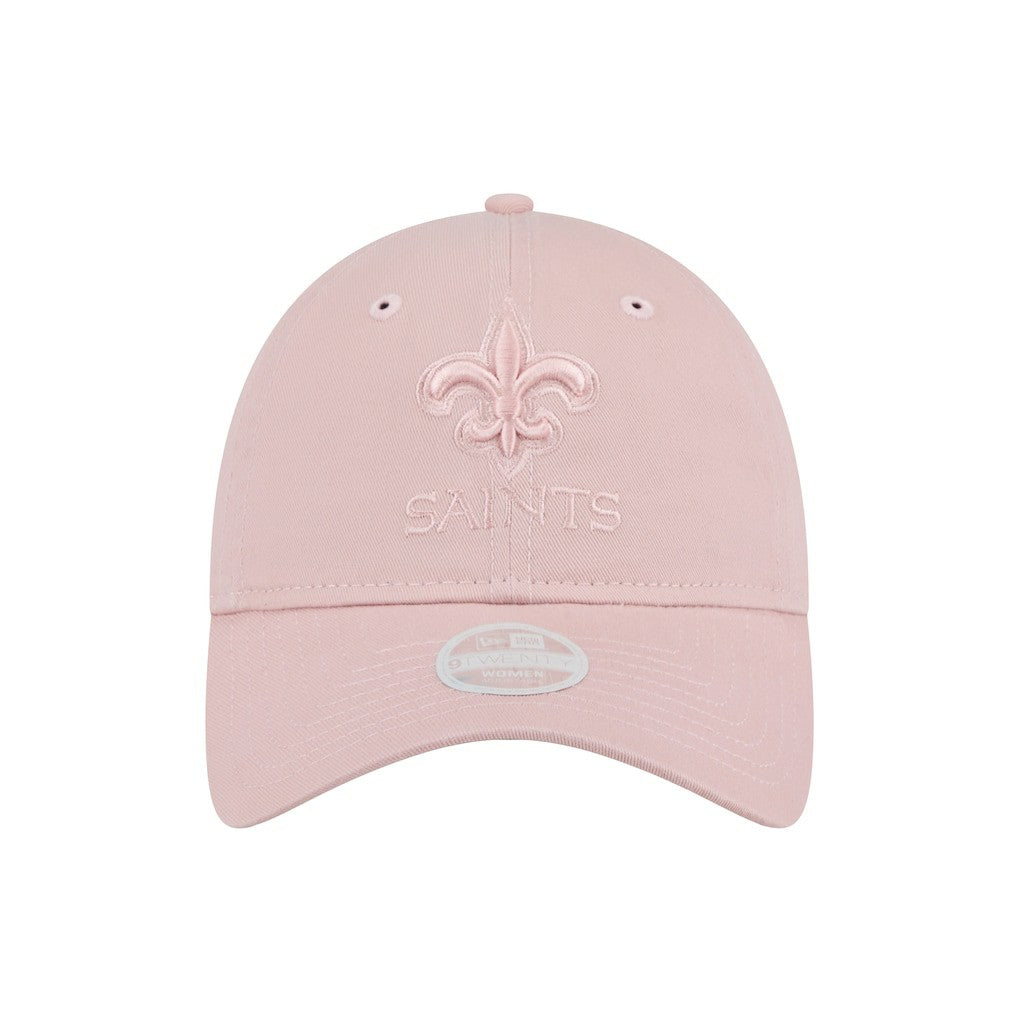 New Orleans Saints New Era Women's Main 9TWENTY Adjustable Hat Main 9TWENTY Adjustable Hat Light Pink | NFL