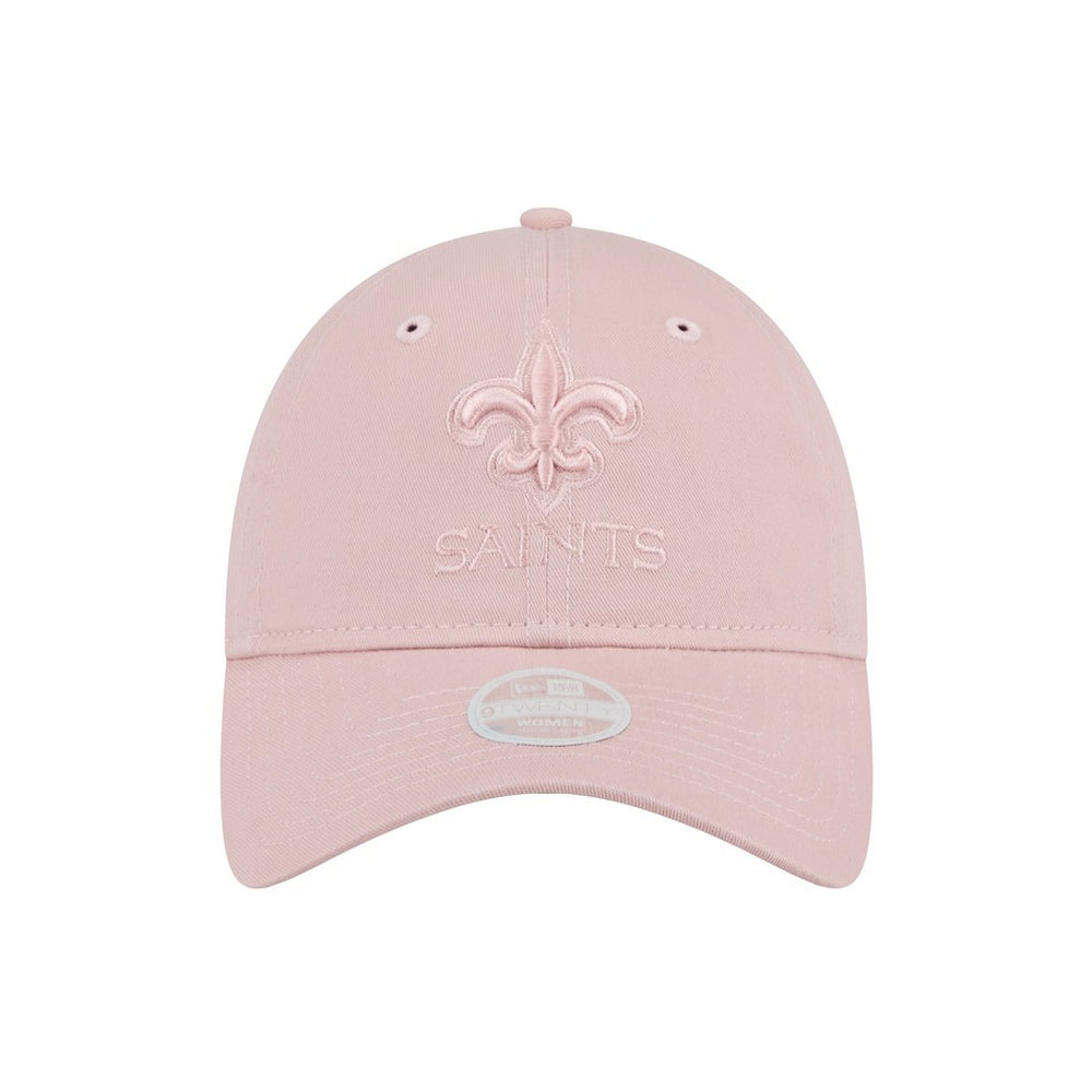 New Orleans Saints New Era Women's Main 9TWENTY Adjustable Hat Main 9TWENTY Adjustable Hat Light Pink | NFL