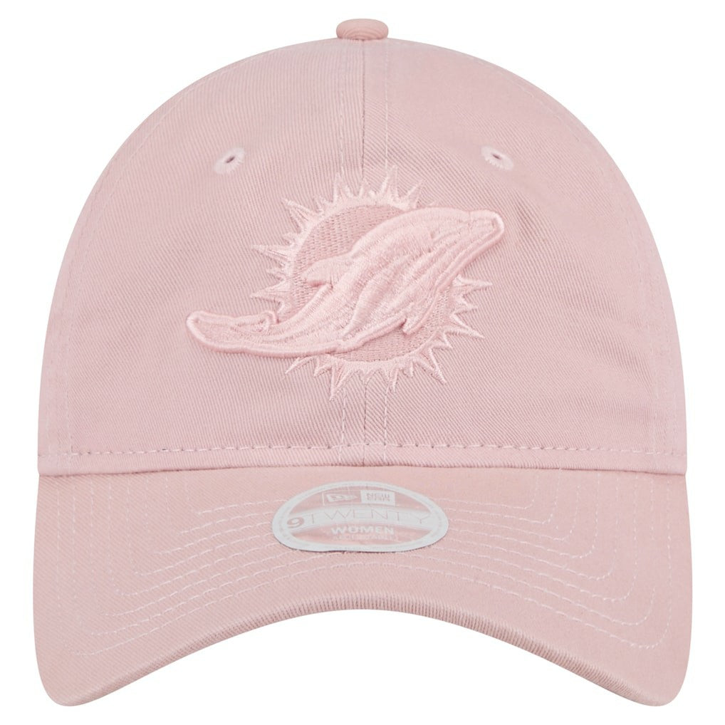 Miami Dolphins New Era Women's Main 9TWENTY Adjustable Hat Light Pink | NFL