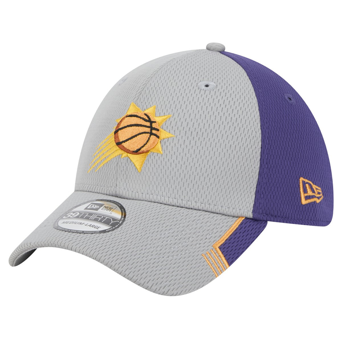 Phoenix Suns Active Trim 39THIRTY Flex Hat Gray/Purple - NBA