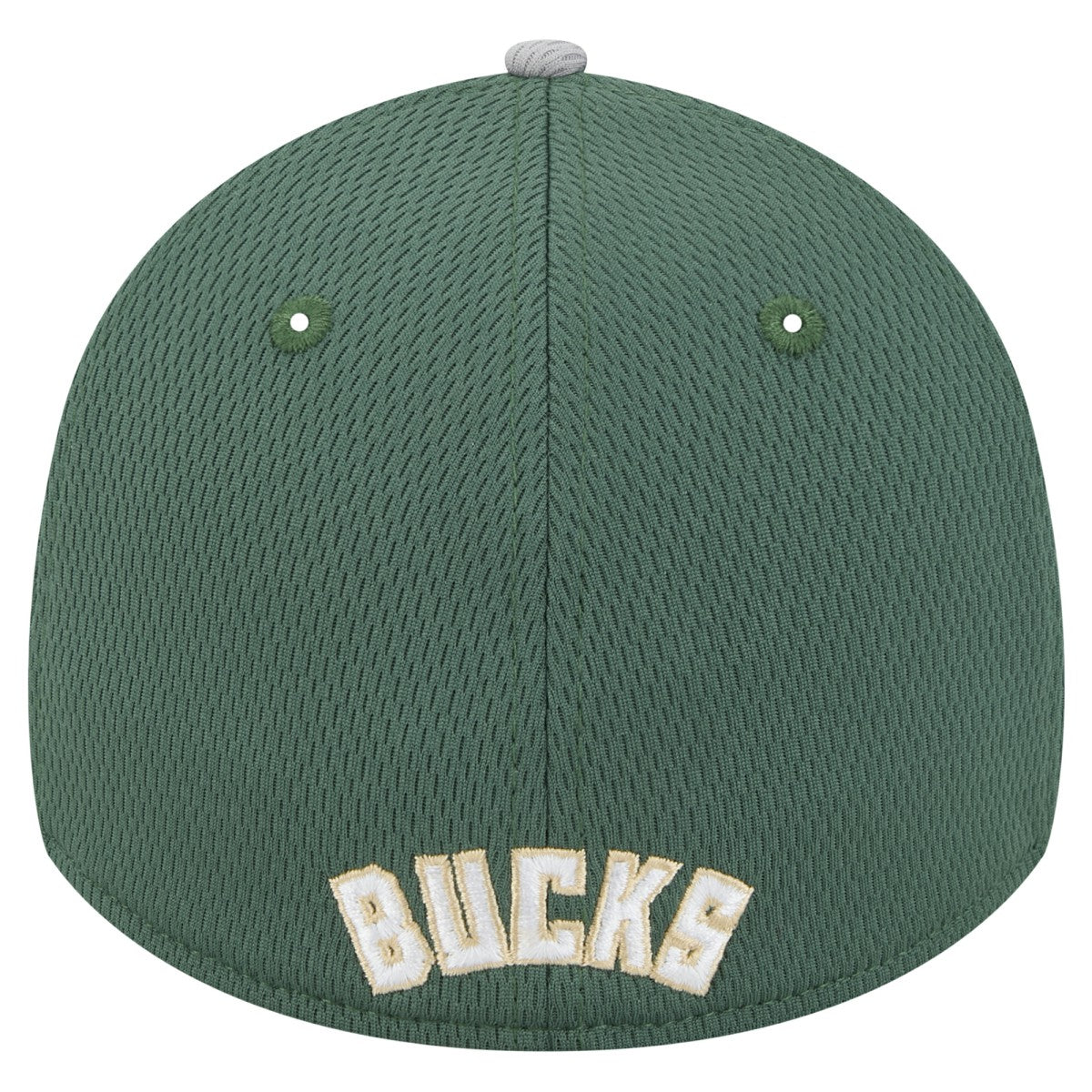 Milwaukee Bucks Active Trim 39THIRTY Flex Hat Gray/Hunter Green - NBA
