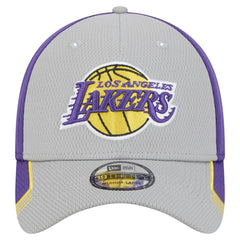Los Angeles Lakers Active Trim 39THIRTY Flex Hat Gray/Purple - NBA