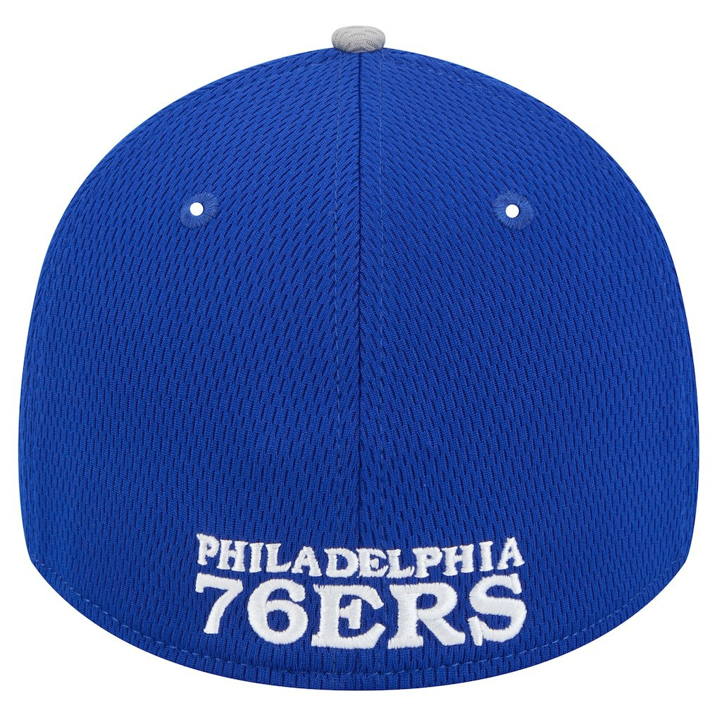 Philadelphia 76ers Active Trim 39THIRTY Flex Hat Gray/Royal - NBA