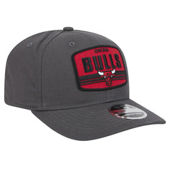 Chicago Bulls Team Elevated Patch 9SEVENTY Adjustable Hat Graphite - NBA