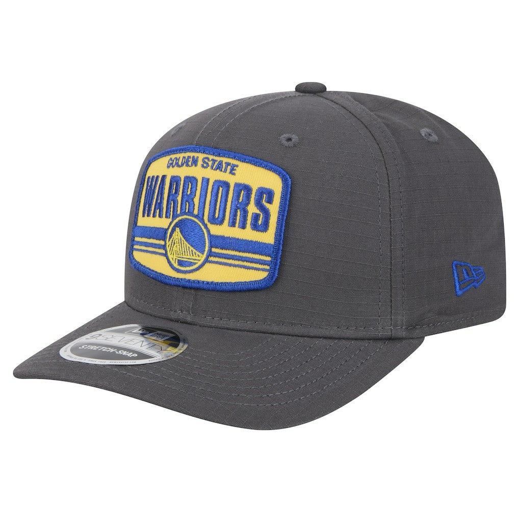 Golden State Warriors Team Elevated Patch 9SEVENTY Adjustable Hat Graphite - NBA