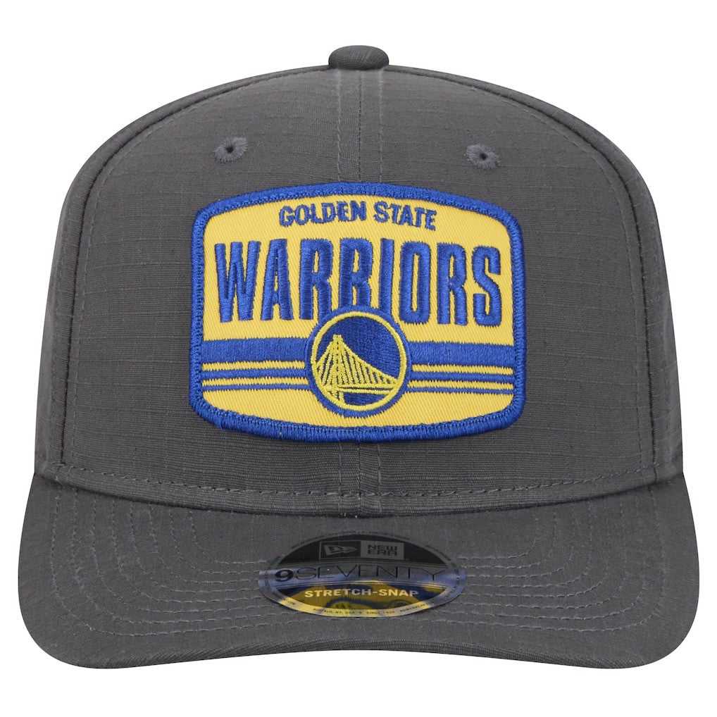 Golden State Warriors Team Elevated Patch 9SEVENTY Adjustable Hat Graphite - NBA