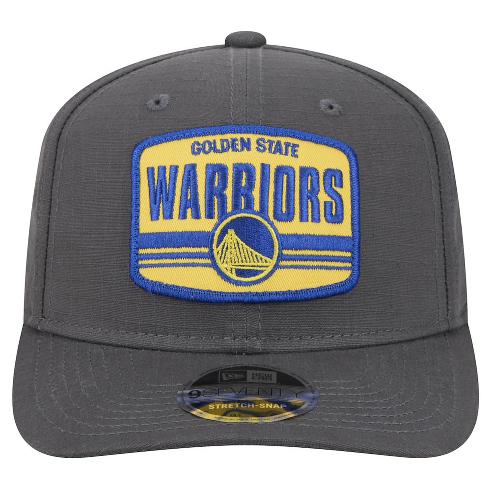 Golden State Warriors Team Elevated Patch 9SEVENTY Adjustable Hat Graphite - NBA