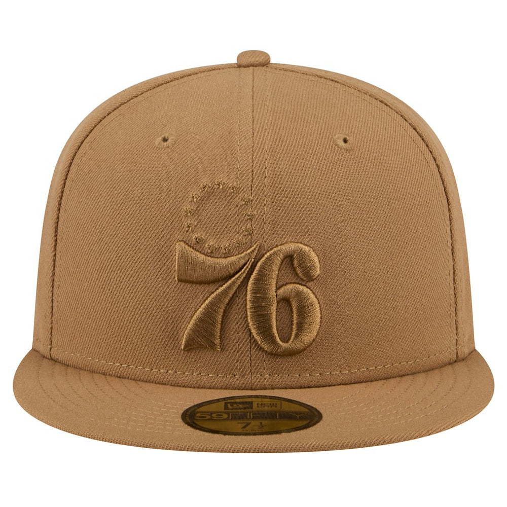 Philadelphia 76ers 59FIFTY Fitted Hat Tan - NBA